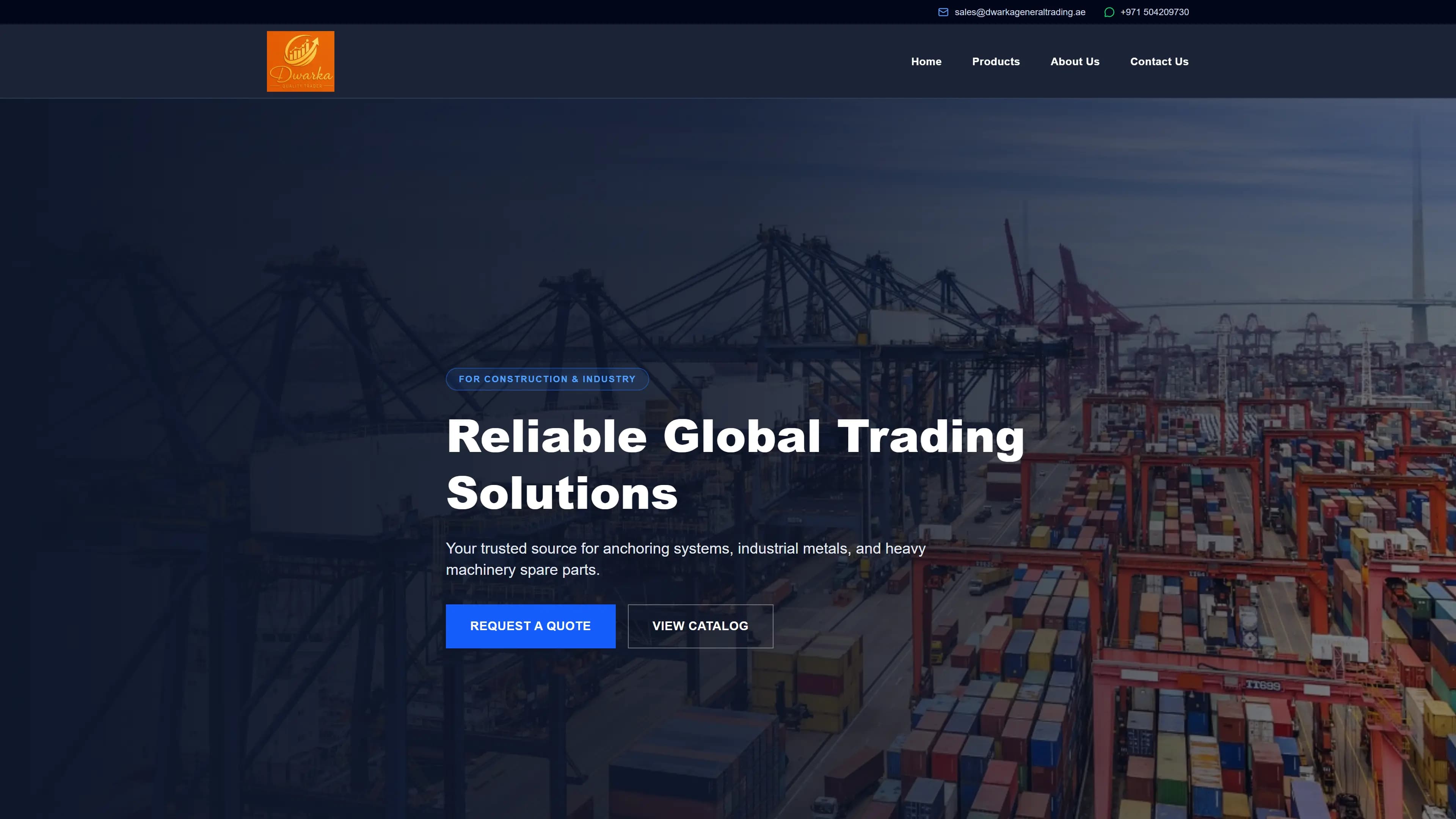 Dwarka General Trading — Digitizing B2B Trade Operations in the Middle East