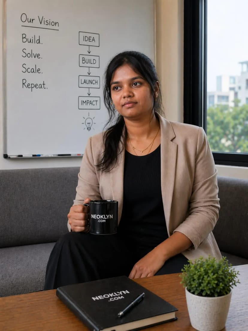 NeoKlyn Team — Monisha, Founder & CEO